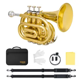 QPT-01 SONICAKE Pocket Trumpet Beginners Kit