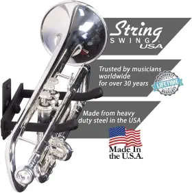BHH12H-FW STRING SWING Horizontal Wall Mount Trumpet Holder #2