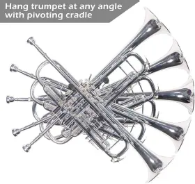 BHH12H-FW STRING SWING Horizontal Wall Mount Trumpet Holder #3