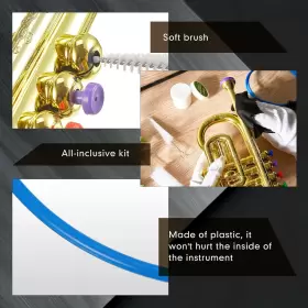 SUCLAIN-KO-0462 SUCLAIN Trombone Care Cleaning Flexible Brush #3