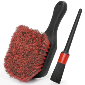 TAKWTB2 TAKAVU Wheel Tire Brush Bristle Handle Detailing