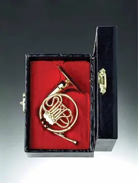 840438302075 THE BRIDGE COLLECTION French Horn Miniature Mini