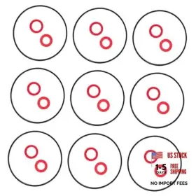 1072650 TINOALY Carburetor Float Bowl Gasket Bolt Washer Kit