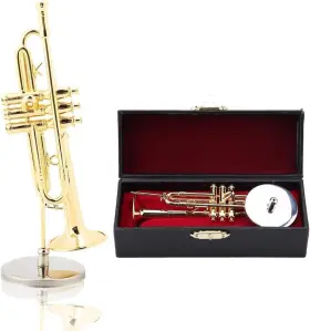 TISSTINGK09GTN8MA6 TISSTING Miniature Trumpet Mini Saxophone