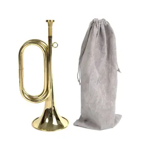 HY4TT4T TJL Military Trumpet Cavalry Bugle Orchestra