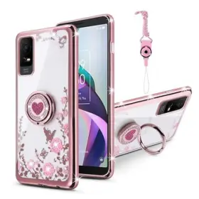 JD-30 TSAYGFK Tcl Ion Phone Women Glitter Crystal Butterfly