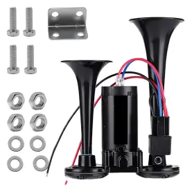 TUXIHAPP-THP-037 TUXIHAPP Dual Trumpet Air Horn Compressor