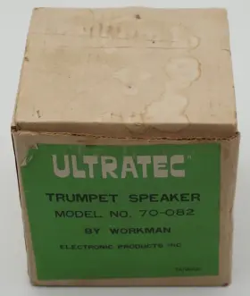 70-082 ULTRATEC Workman Trumpet Speaker Box
