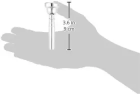 696398494905 VINCENT BACH Trumpet Mouthpiece #2
