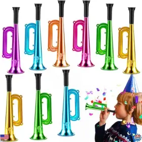 B0B2RGFVFN VISIT THE LEWTEMI STORE Colorful Metallic Trumpet