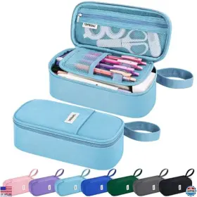 TBD-A01 VISIT THE TOPBIDAI STORE Light Canvas Pencil Pouch