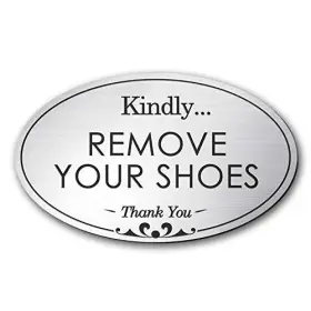 AE-102-S VISUAL 52 Remove Shoes Sign Fade Resistance #2