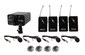 FIELD-QUAD-B4 VOCOPRO Lavalier Camera Mountable Wireless
