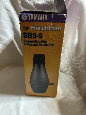 086792619125 YAMAHA Silent French Horn Mute Studio #3