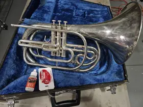 YHR302MS YAMAHA Marching Horn Serviced Play Great