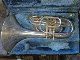 YMP-202M YAMAHA Marching Mellophone Vgood Playing