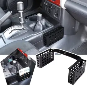 041127043607 YUECHI Car Center Console Shifter Storage Box Fj