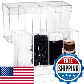 B09YGPWCNP YULEJO Pack Acrylic Makeup Organizer Lid Lash