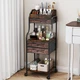 Hapirm Floor Makeup Organizer Storage - Vanity Skincare Make Up Organizers And