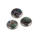 Mxfans 3pcs Abalone Shell Finger Key Buttons Colorful for Trumpet Replacement