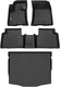 GINOWY-Floor Mats & Cargo Liner for Ford Escape 2020-2024 2025丨TPE All Black 
