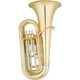 Eastman EBB231 Student Series 3-Valve 3/4 BBb Tuba Lacquer Yellow Brass Bell