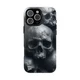 Obsidian Skulls Gray Art Tough Case For Iphone