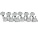 Musiclily Pro Chrome 6 Inline Guitar Sealed Machine Heads Tuning Pegs Right Hand
