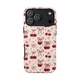 Cherry Ribbon Star Phone Case Shockproof Matte Gloss iPhone 11-17