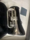 F. Schmidt  MEP-202MS Bb Marching  Euphonium Silver Bell-Front 3-Valve Case