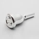 Genuine Bach Silver Megatone Small Shank Trombone Mouthpiece, 8-1/2BW NEW!