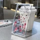 For iPhone 16 15 14 17 Pro Max 13 12 11 7 8 Shockproof Flower Clear Case Cover