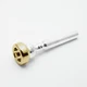 Genuine Schilke Symphony Series 24K Gold Rim & Cup Trumpet Mouthpiece, D2 NEW!
