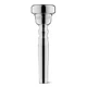 Laskey 68MD Classic Trumpet Mouthpiece in Silver Plate - Standard Shank