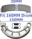 Rear Brake Shoes Pads for Honda TRX 350 400 420 450 500 Fourtrax Foreman Rancher