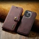 Magnetic Separable 2in1 For iPhone 11 12 13 14 15 7 8 Leather Wallet Case Cover