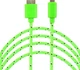 Round Braided USB data Charger Cable for iphone X 8 7 plus 6 4s 5 micro galaxy