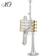 XO 1700S Silver Plated Professional Piccolo Trumpet With Case, Mouthpiece