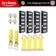 E Track Tie Down Rail Kit with 4 1&rsquo; Etrack Rails 2 Ratchet Straps Carbon Steel
