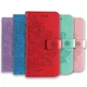 Pattern Cover For iPhone 15 14 Plus 13 12 11 Pro Max PU Leather Wallet Card Case