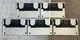 Lot of 5 Apple MacBook Pro 15" 13-2015 A1398 Bottom Case Cover 604-8766-A (323)