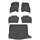GINOWY-Floor Mats with Cargo Liner for Nissan Leaf 2018-2025, All Weather 202...