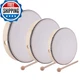 Foraineam 12 Inch 10 Inch 8 Inch Hand Drum Percussion Wood Frame Drums Drum