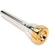 Bach Classic Trumpet Mouthpiece - Gold Rim 1-1/2C