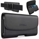PiTau Phone Belt Case for iPhone 17 16 16e 15 14 13 12 11 Xs X Medium, Black