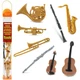 Safari Ltd Musical Instruments TOOB - Figurines: Trombone, Flute, Saxophone, ...
