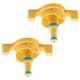 2PCS Fuel Filter Housing Drain Plug, Fuel Drain Valve Fits F350 F250 Diesel 6.7L