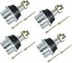 Front Upper & Lower Ball Joints Compatible with Honda Rancher 350 TRX350 (2000-2