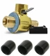 Fumoto F137N M12-1.75 Thread Quick Oil Drain Valve with 3 Vinyl Caps - S/S F107N