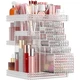 Hemtroy Rotating Makeup Organizer 6 Drawersnew Updateddiy Adjustable Make Up